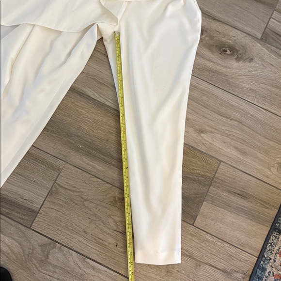 JAYGODFREY Elegant Strapless White Jumpsuit - Picture 5 of 10